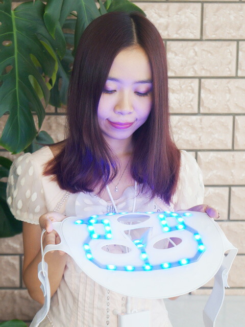 楽天市場】【1000円OFFクーポン 3/5まで】LED美容マスク Lサイズ 青色
