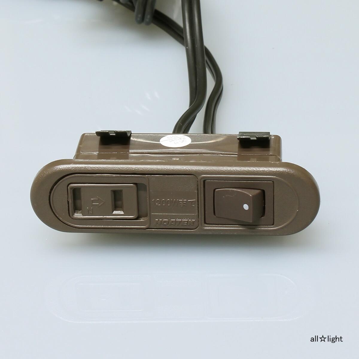 楽天市場】ノア 家具用コンセント（什器用） スイッチ付スライド