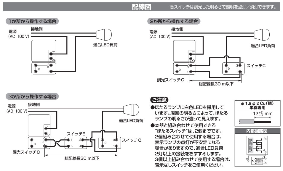 楽天市場】パナソニック アドバンスシリーズ配線器具 LED専用調光器