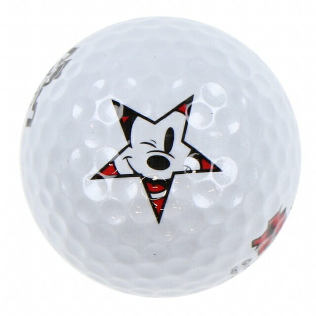 楽天市場】ディズニー ミッキーマウスデザイン プリント ゴルフボール