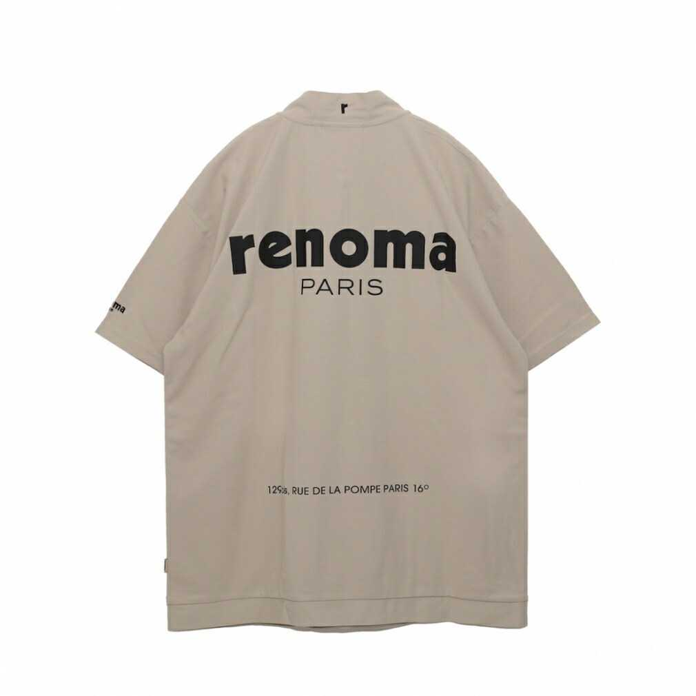 楽天市場】レノマ ゴルフウェア 半袖シャツ 春 夏 BACK LOGO HALF ZIP