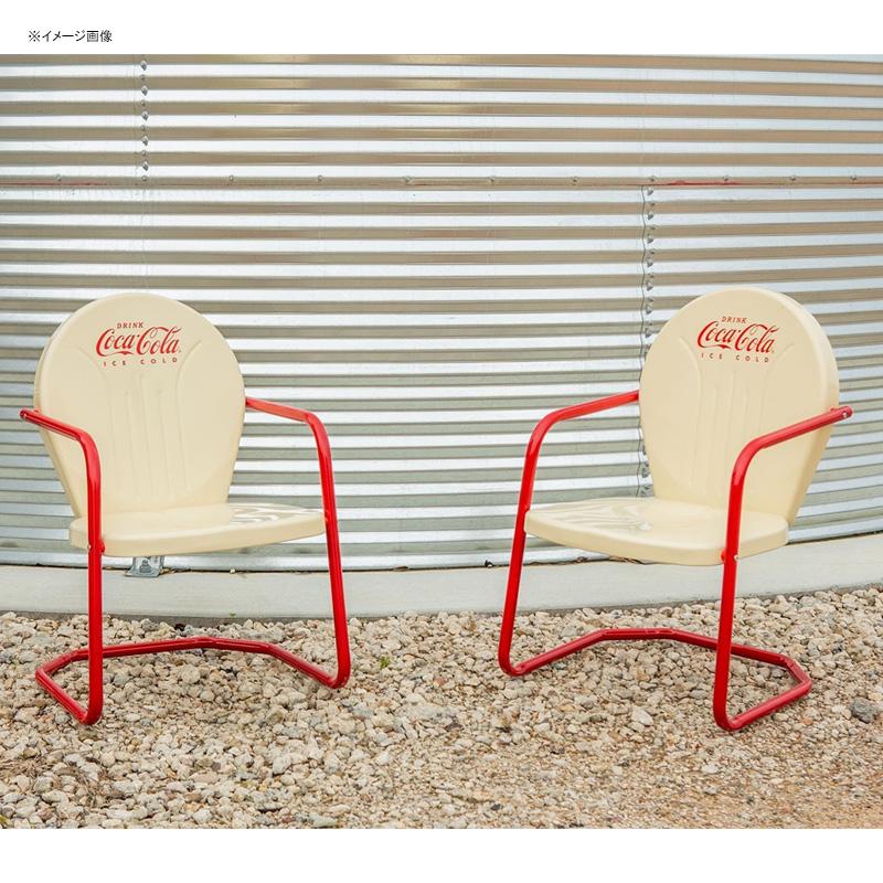 楽天市場】コカコーラ メタル テーブル チェア セット クリーム レトロ