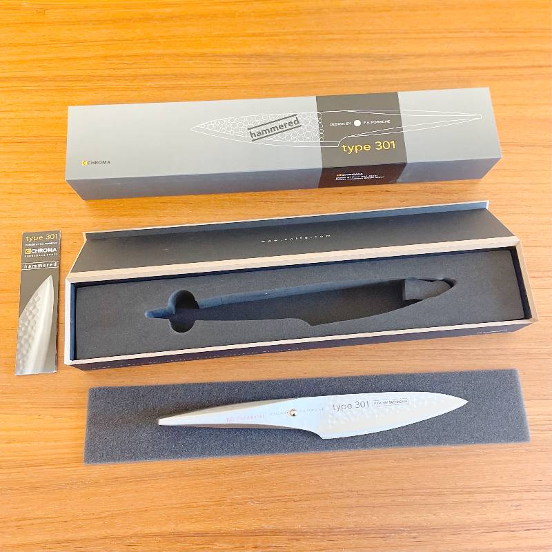 楽天市場】ポルシェデザイン 包丁 ハンマー 刃渡130mm 槌目模様 Type