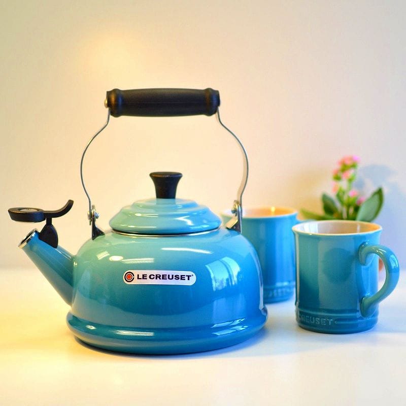 楽天市場】ル・クルーゼ ケトル＆マグセット カリビアン ブルー 青