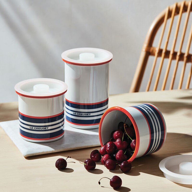 楽天市場】ル・クルーゼ 保存容器 キャニスター ホーロー エナメル