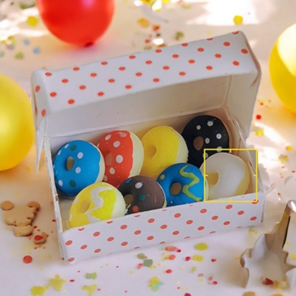 楽天市場】90000397（1セット8個いれ）ミニチュア ドーナツギフト