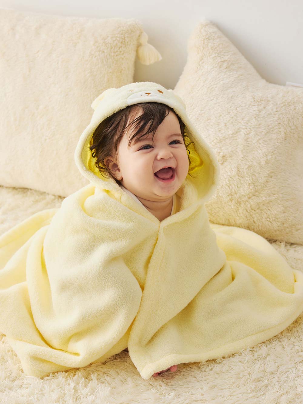 楽天市場】【ミキハウス】無撚糸バスポンチョセット かわいい おしゃれ