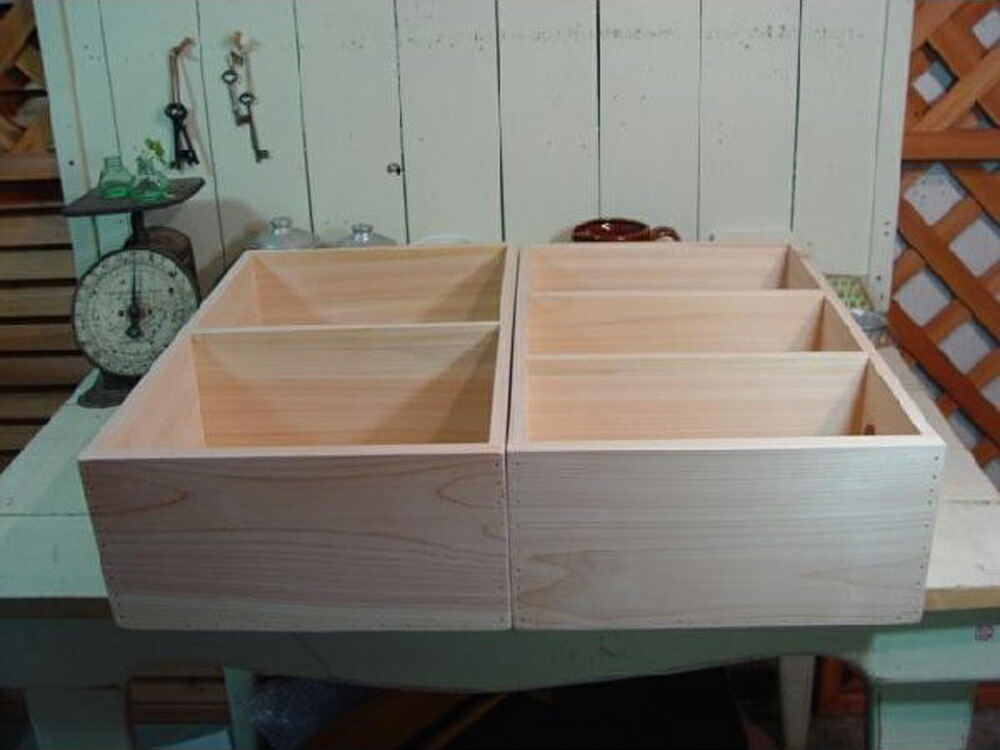 楽天市場】【期間限定10％OFF】木箱 収納箱 ウッドボックス 2個セット