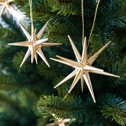 楽天市場】【箱入り6個セット】金の星 立体（小）【ベツレヘムの星