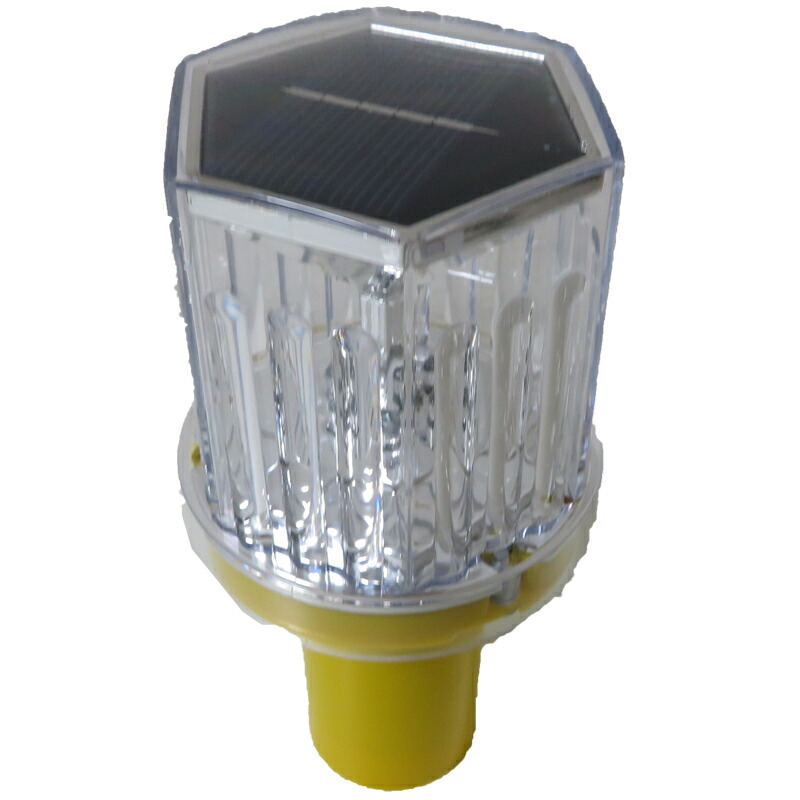 楽天市場】ソーラー工事灯・幅65mm（赤/緑・フラッシュ交互点滅）工事