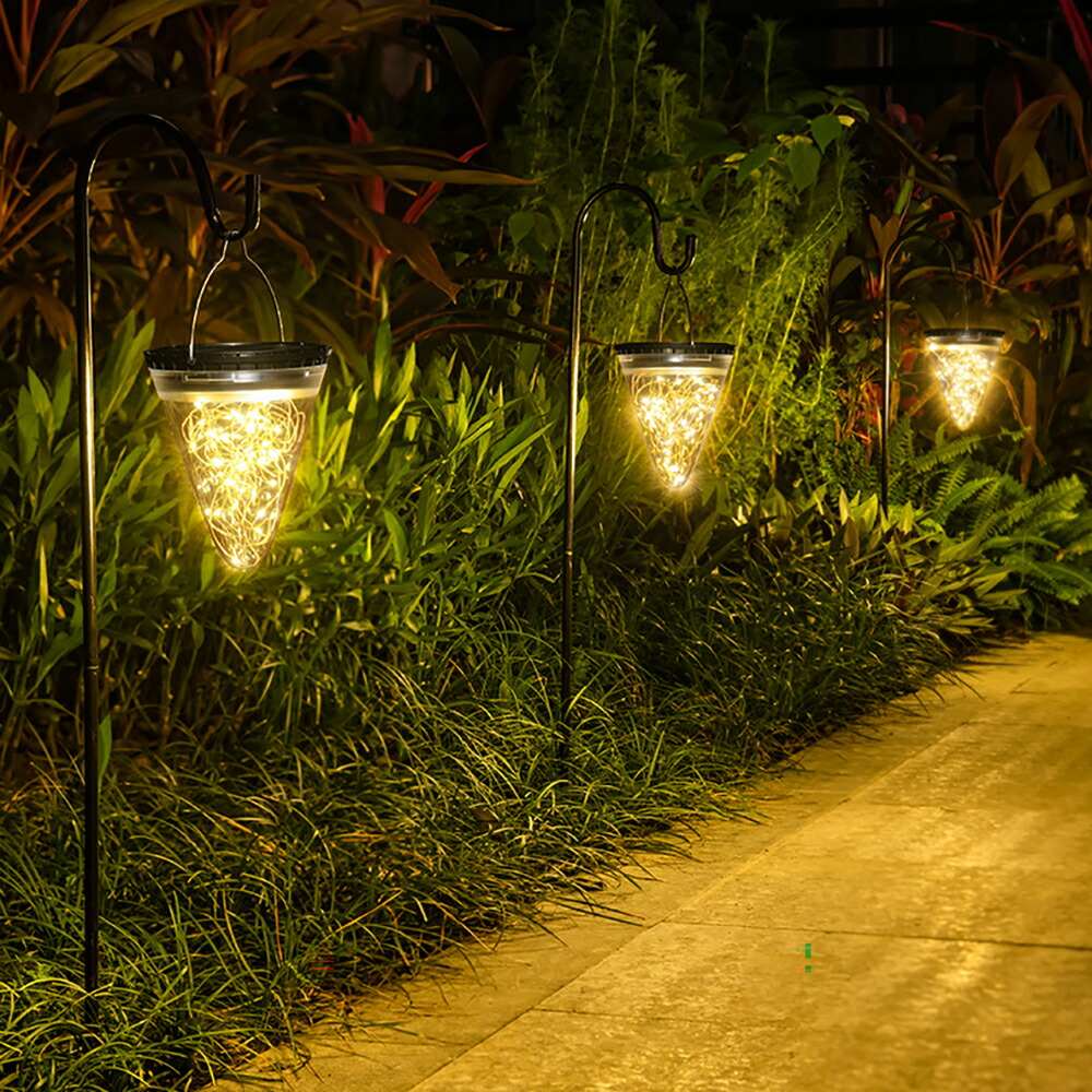 楽天市場】ソーラーライト 屋外 庭用 木に掛けるキャンプ用ライト 防水