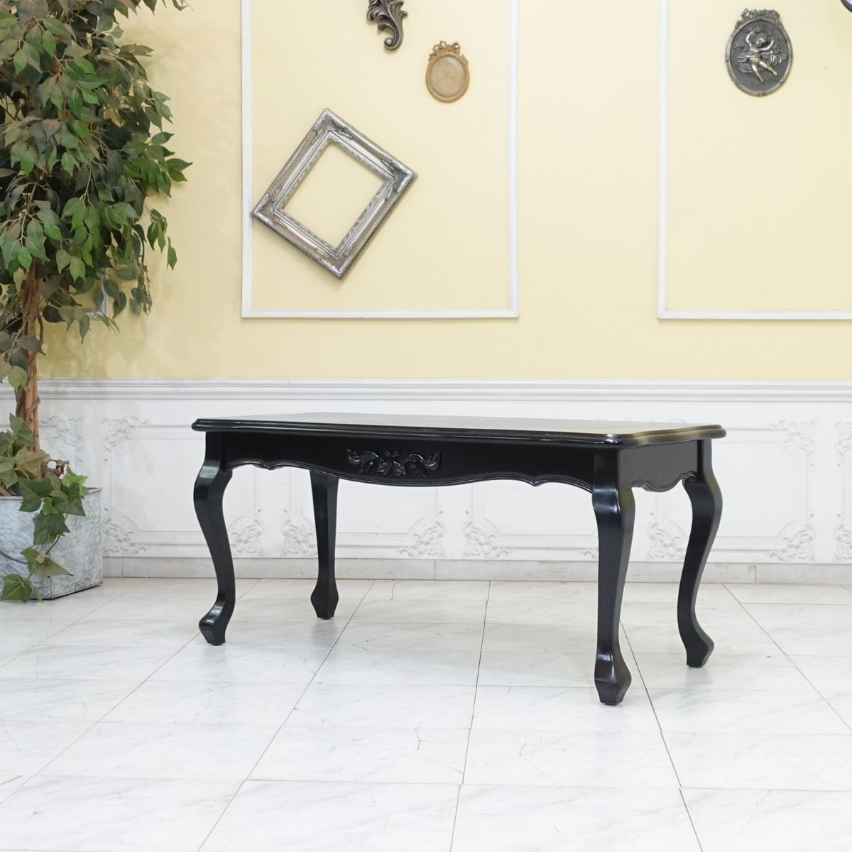 楽天市場】猫脚 テーブル 黒の通販