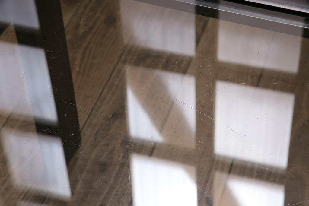 楽天市場】和製ヴィンテージ ガラストップテーブル オールドカリモク