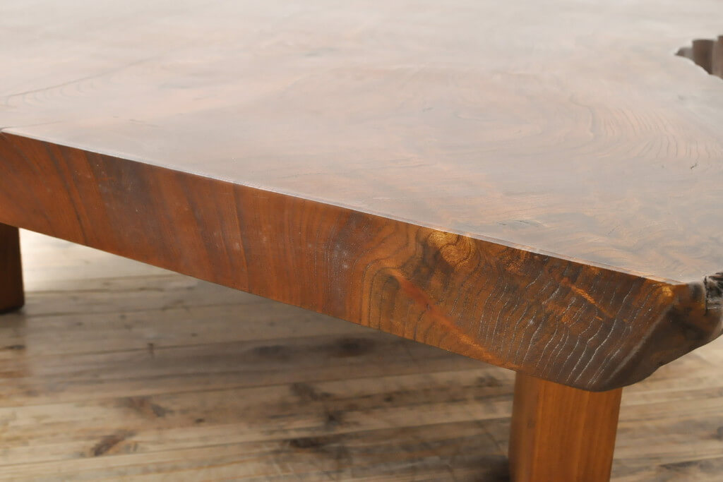 楽天市場】【中古】 美品 ☆事前問合せ必須☆ 座卓 欅材 ケヤキ材 一枚