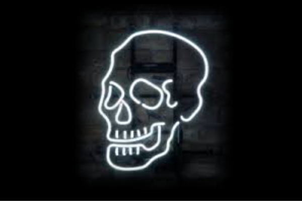 楽天市場】ネオン 髑髏どくろ ドクロ 骸骨 スカル スケルトン 骨 バー