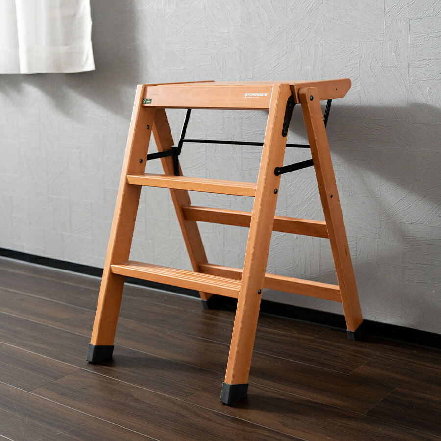 楽天市場】イタリア・フォッパぺドレッティ(FOPPAPEDRETTI) 木製 脚立