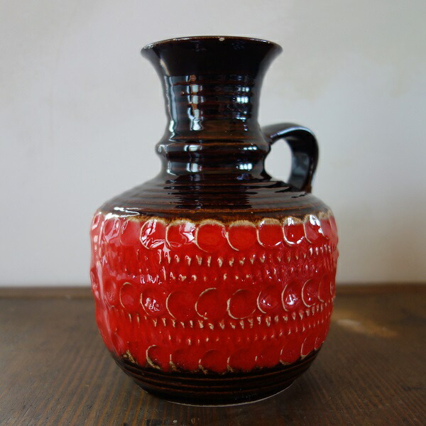 楽天市場】ヴィンテージ 陶器 花瓶 フラワーベース 水差し西ドイツ Fat