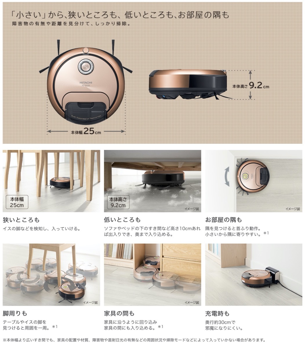 楽天市場】日立 RV-EX20 N minimaru ロボットクリーナー ミニマル