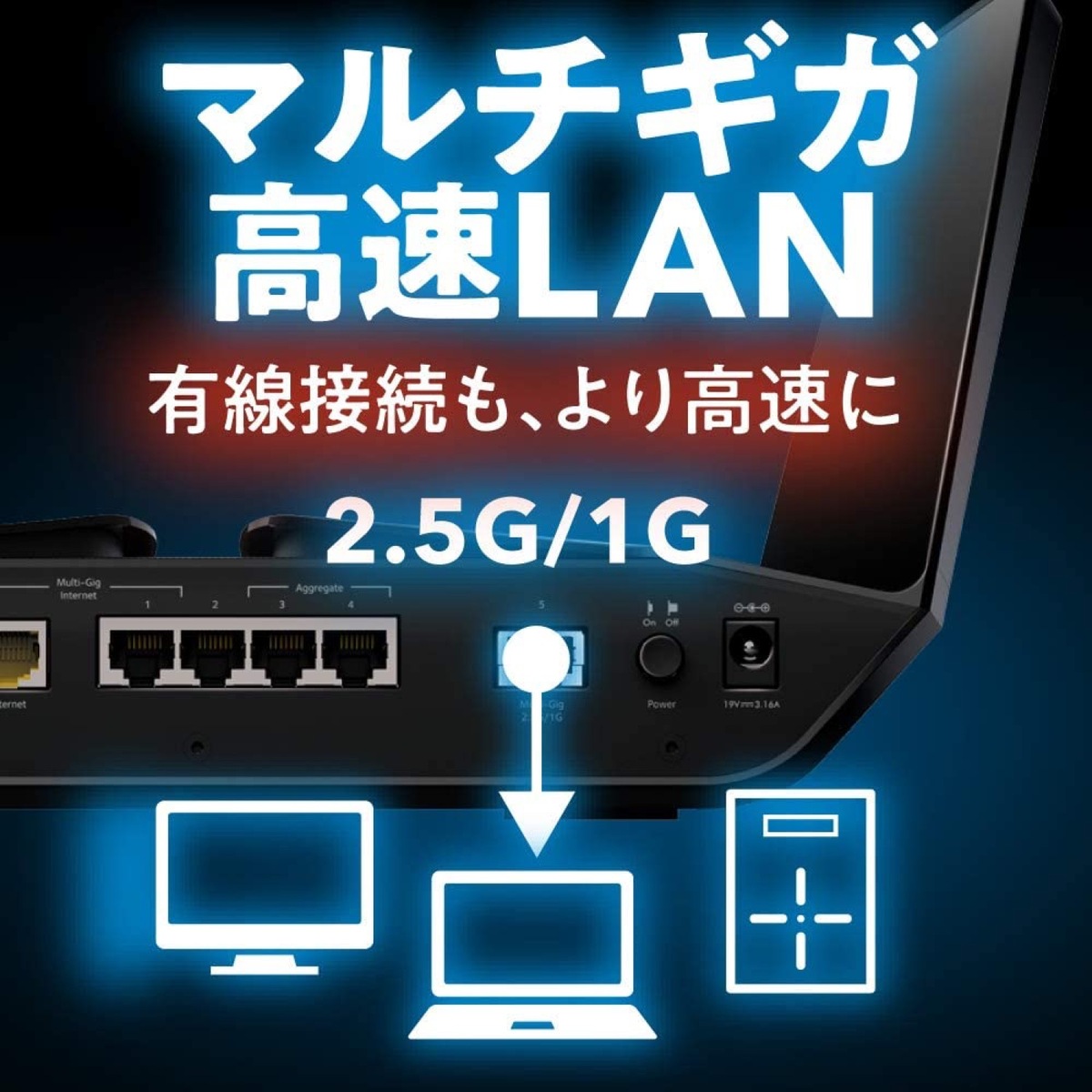 楽天市場】NETGEAR RAX200-100JPS Nighthawk AX12 RAX200 AX11000