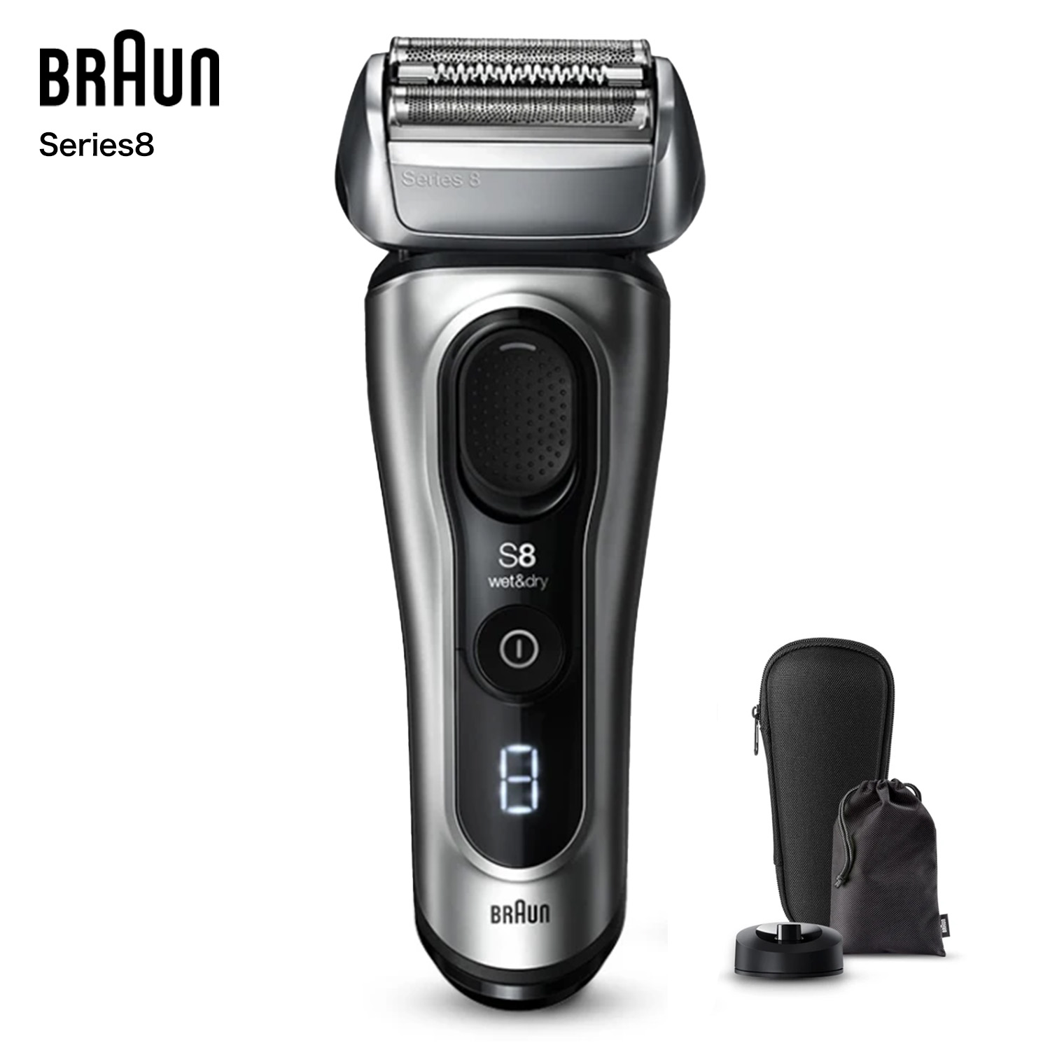 楽天市場】BRAUN 8417S-V シリーズ8 深剃り 電動 シェーバーフィット