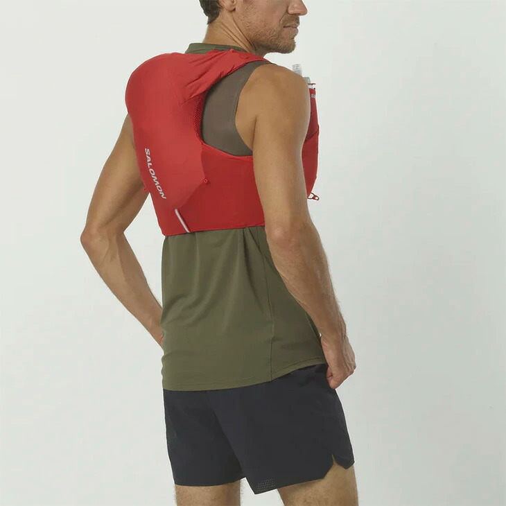 楽天市場】送料無料 サロモン ランニングベスト フラスク付 メンズ