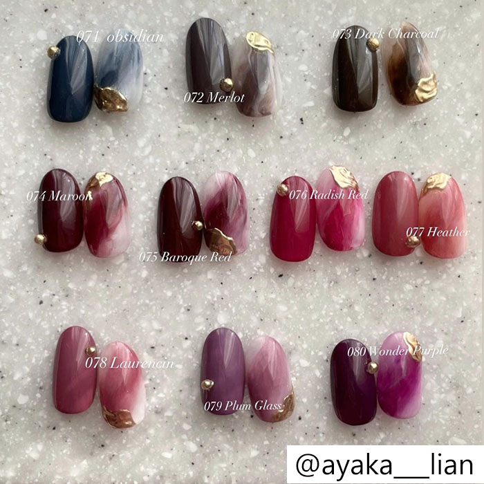 楽天市場】【 10色セット 】カラージェル くすみカラー ウォーム