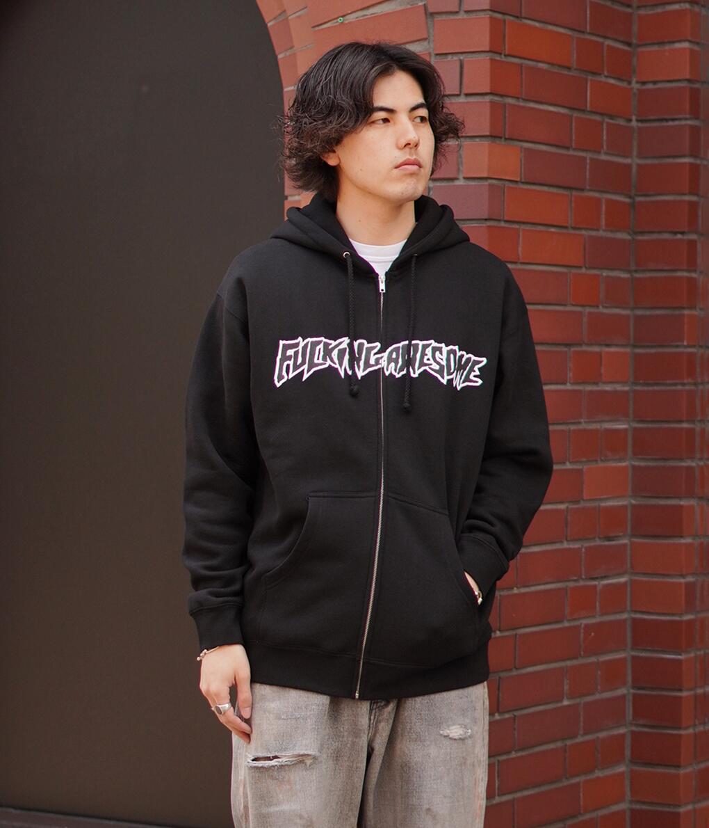 楽天市場】[送料無料]FUCKING AWESOME : Stamp Logo Zip Hoodie : FA