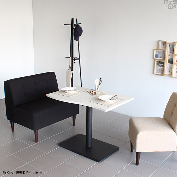 楽天市場】ダイニングテーブル コーヒーテーブル 白脚 ホワイト 一本脚