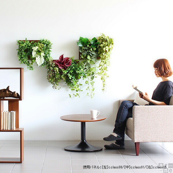 楽天市場】ウォールグリーン 壁掛け 光触媒 観葉植物 造花 フェイク