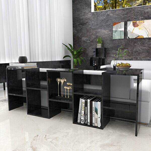 楽天市場】オープンラック ブラック スリム 5段 黒 ディスプレイラック