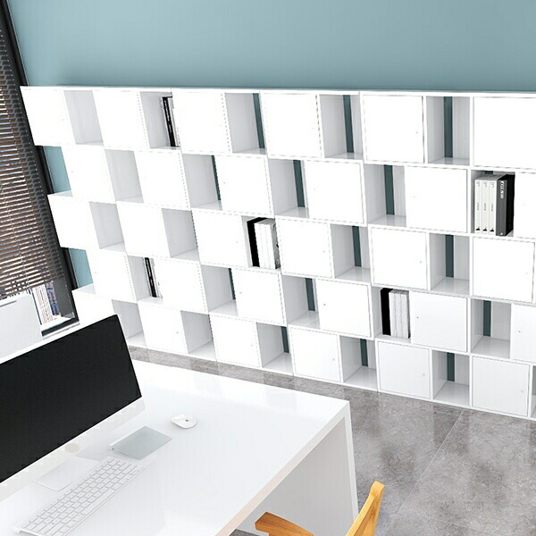 楽天市場】ラック 棚 オープンラック スリム 5段 白 ディスプレイ