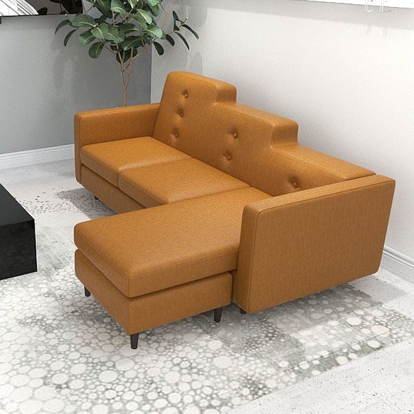 楽天市場】ソファ L字 ブラウン ダイニング ソファー 3人掛け レザー