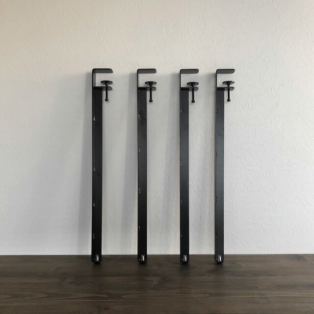 楽天市場】4本set クランプ アイアンレッグ テーブル脚 鉄脚 高さ71cm