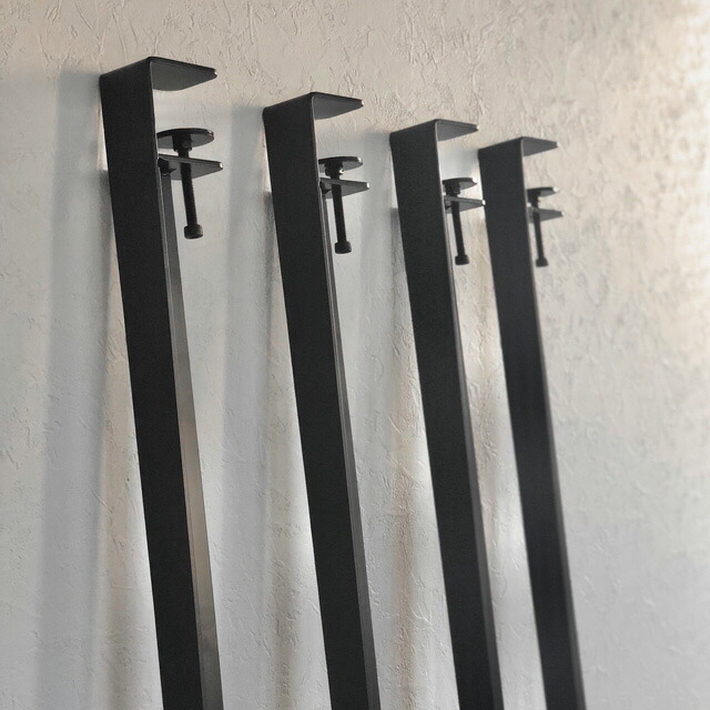 楽天市場】4本set クランプ アイアンレッグ テーブル脚 鉄脚 高さ71cm
