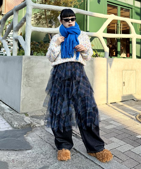 楽天市場】as know as Fウールマフラー レディース 小物 ストール