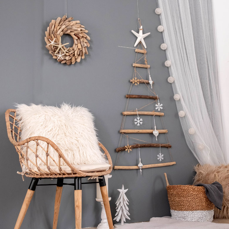 楽天市場】流木ツリー ウォールツリー クリスマスツリー 壁掛け