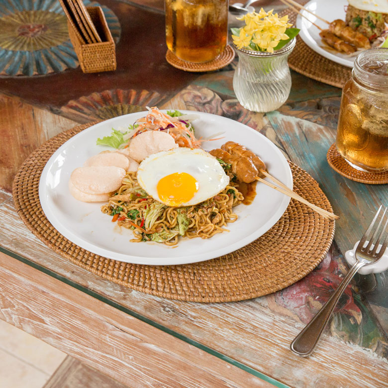 楽天市場】ラタン編み アジアン ランチョンマット バリ島産 30×40cm