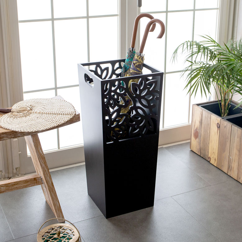 楽天市場】傘立て 蓮の花 彫刻アート MULIA ムリア 木彫り かさ立て 傘