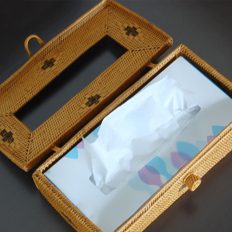 楽天市場】リボンストラップのアタ製 アジアン ティッシュケースカバー