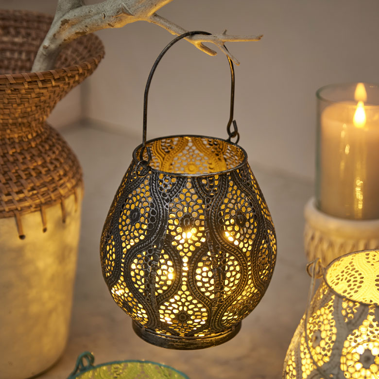 楽天市場】キャンドルホルダー キャンドル ランタン ライト アラベスク