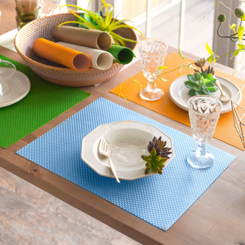 楽天市場】ランチョンマット スクエア 4枚セット 今ならコースター