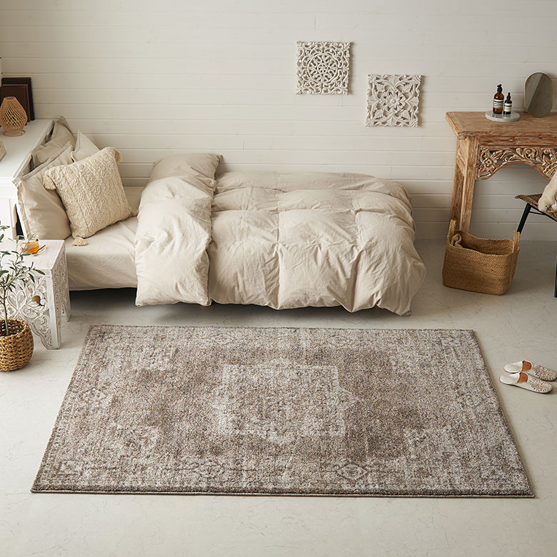 楽天市場】ラグ ラグマット ウィルトン織 メダリオン柄 エジプト製 約