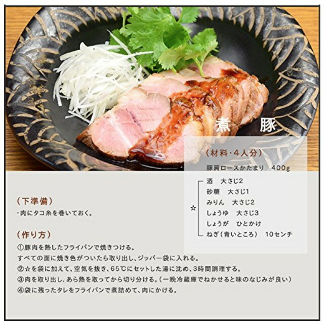 楽天市場】低温調理器 ビストロ・リッチ TDP-D45 設定した温度を一定に