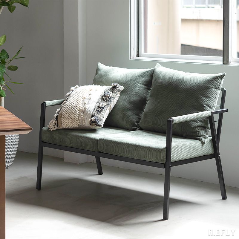 楽天市場】2Pソファ コーデュロイ 2人掛けソファー グレー グリーン