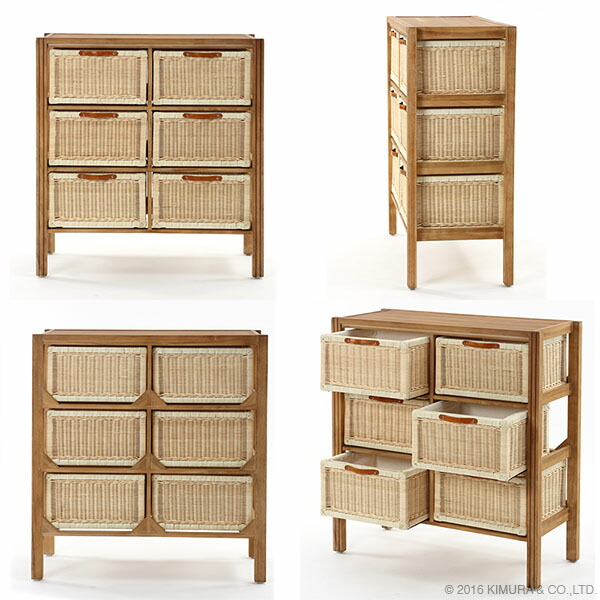 楽天市場】【SS限定｜最大8,000円OFFクーポン】チェスト ラタン 棚