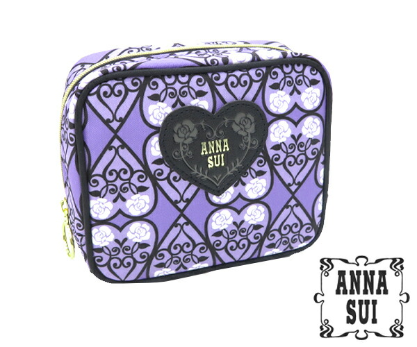 楽天市場】アナスイ [ANNA SUI] スクエアポーチ ローズ 【 コスメ
