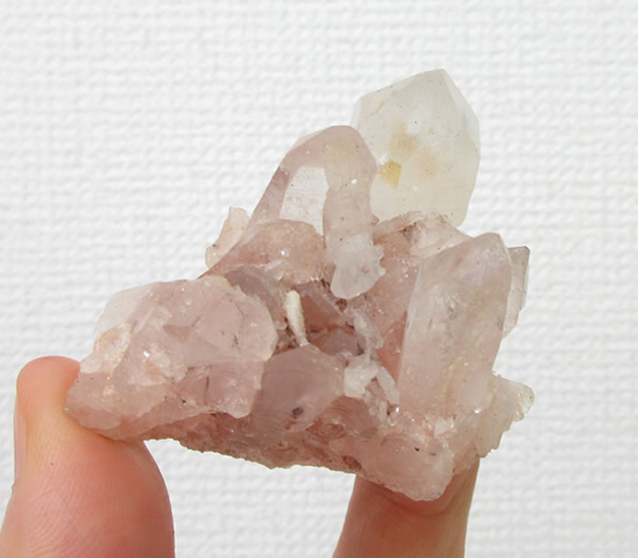 楽天市場】ヒマラヤ水晶 クラスター ピンクの通販