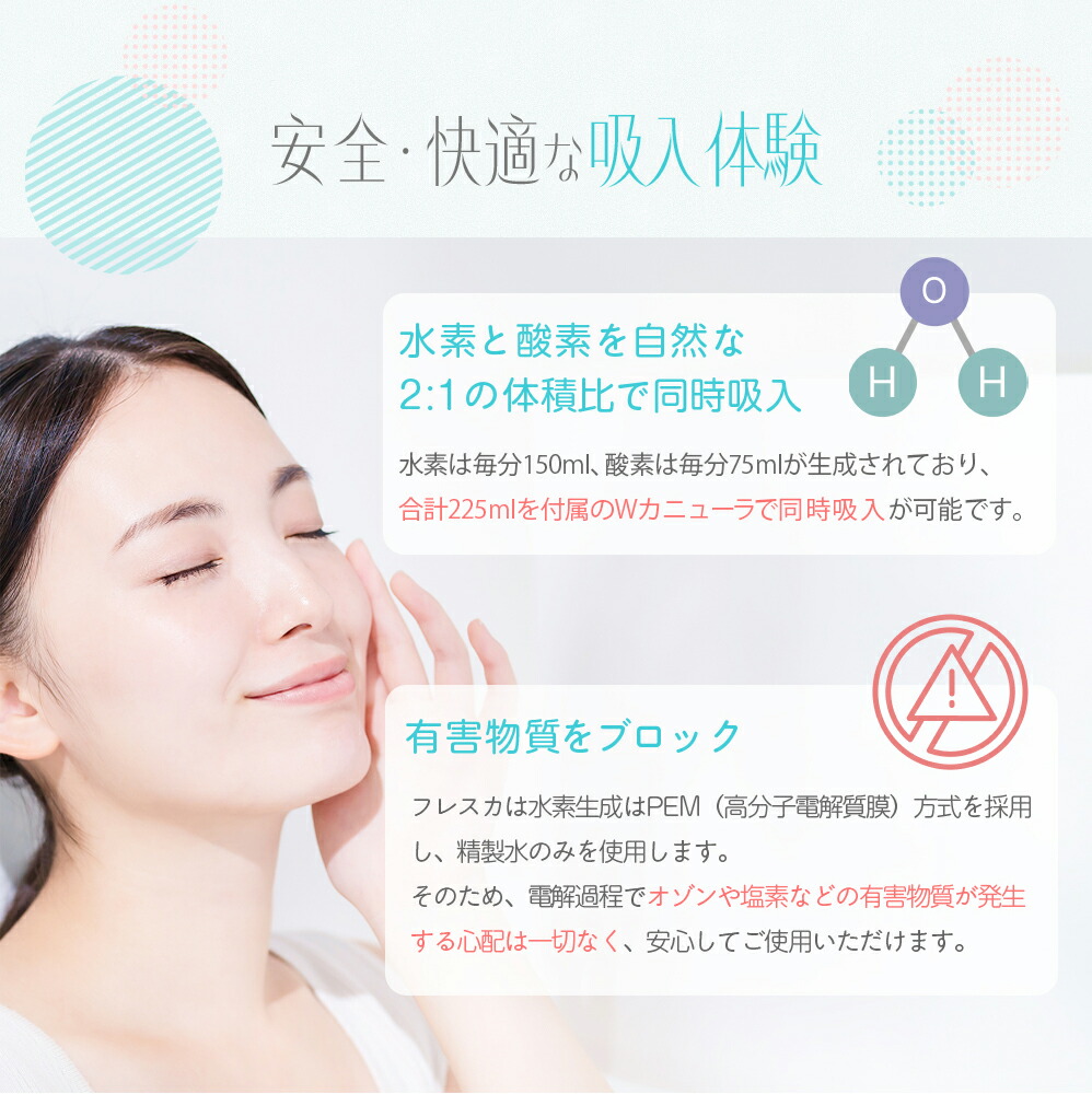 楽天市場】水素吸入器 毎分水素約150ml 日本製 高濃度水素生成吸入器