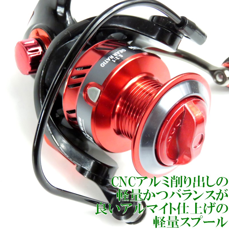 楽天市場】ジギンガーZ スピニングリール RED ZOMBIE レッドゾンビ