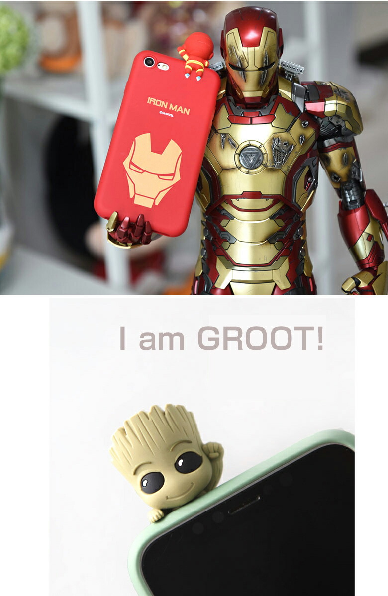 楽天市場】MARVEL Figure Color Jelly 【送料無料】iPhoneケース